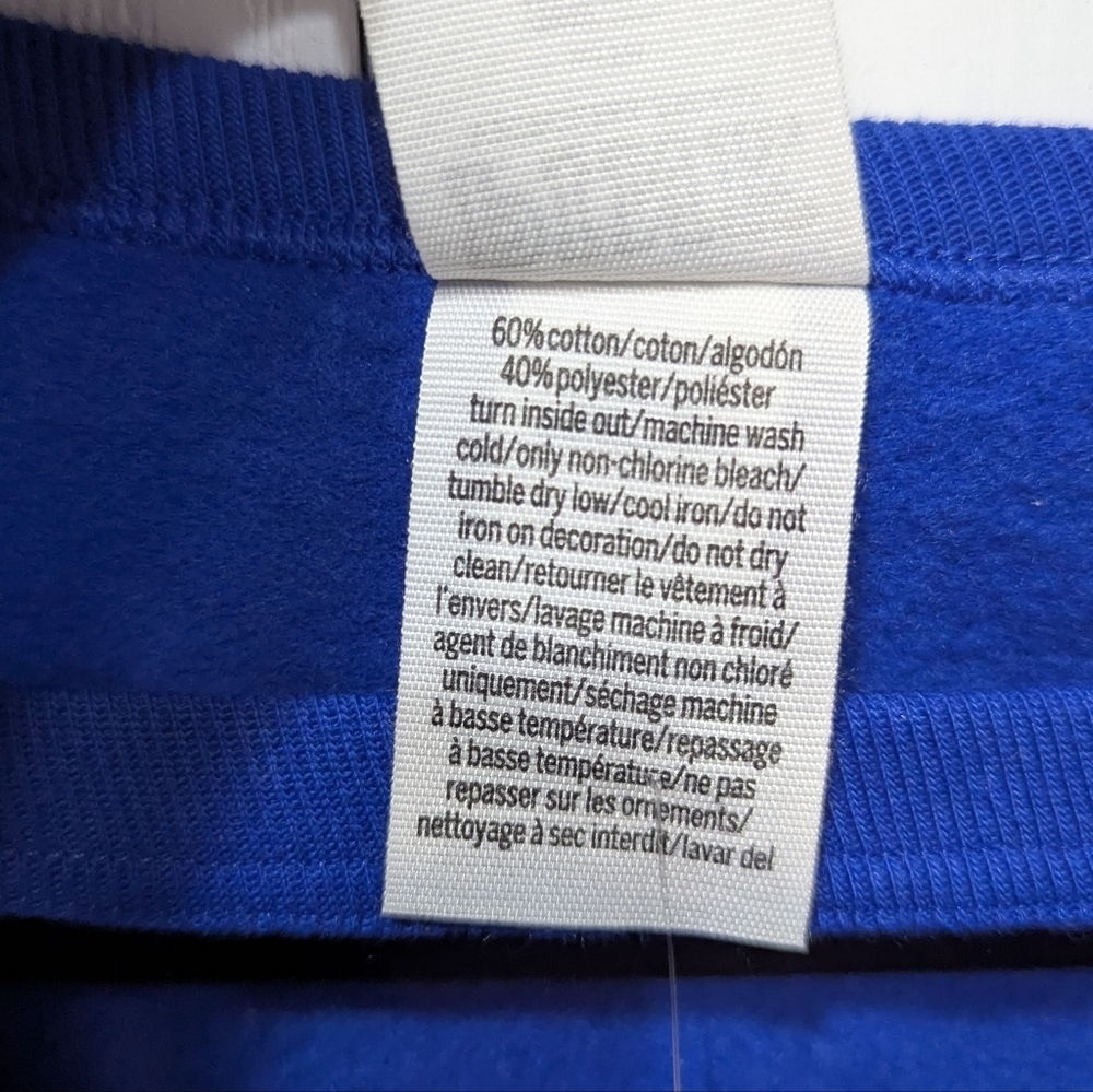 NWT, Kansas City Royals, Pink, Royals Blue, cut-out V-neck Sweatshirt - Picture 4 of 4